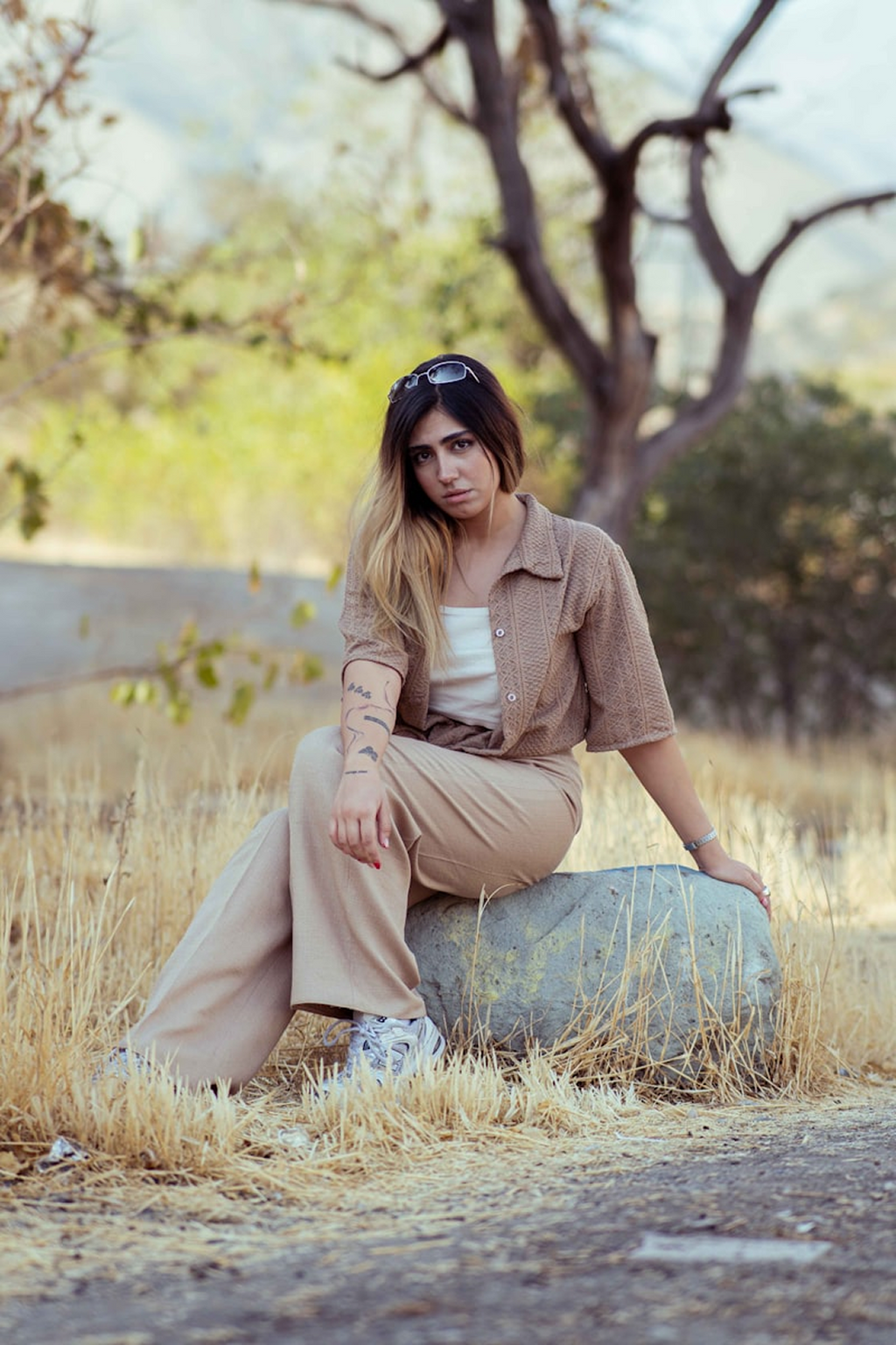 Linen Blend Top